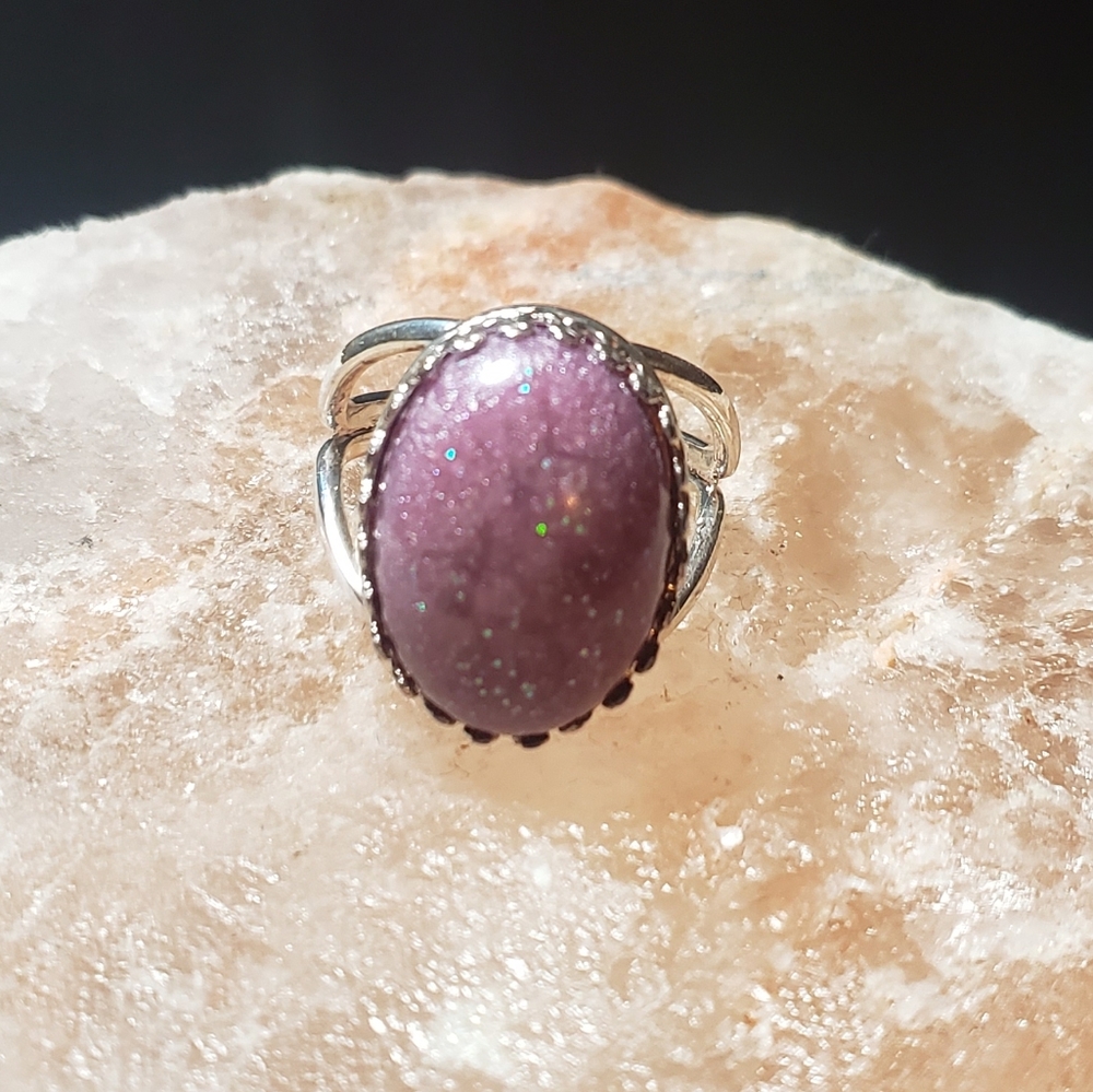 Brilliant Pink Statement Ring - image 2